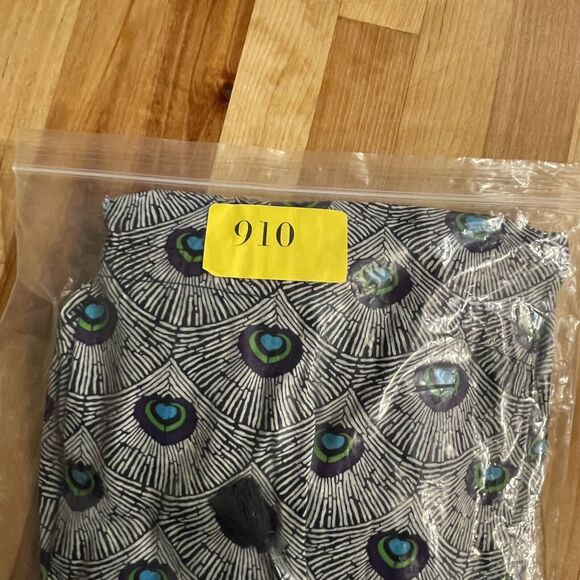 Tory Burch Top Evelina‎ Blue Peacock Print Tunic Blouse Womens Sz 8 - Picture 7 of 7